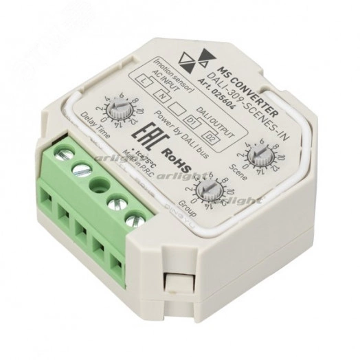 Конвертер датчика движения DALI-309-SCENES-IN (DALI bus, 230V) (IARL, -)