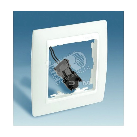 Рамка на 1 пост для 26550-, 26526-, 75431-, 75432-, 75464-, 75528-39, S82, светящаяся