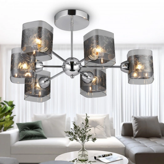 Люстра Rivoli Juanita 9097-306 6 * Е14 60 Вт модерн