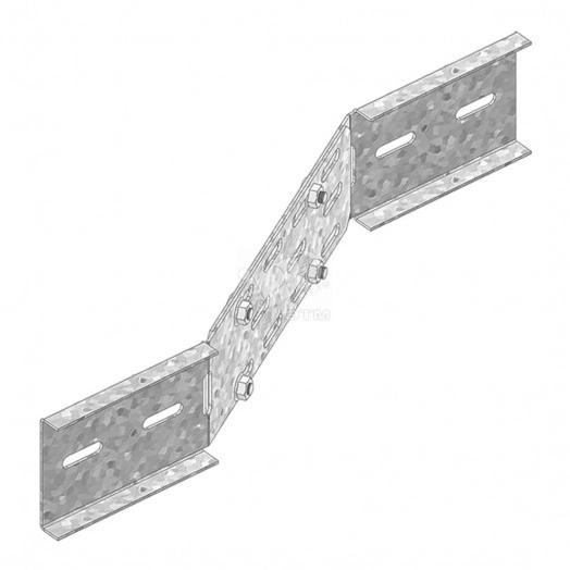 Редукция регулируемая, высота - 37 мм, ширина - 13 мм, длина - 400 мм, кратность - 1шт, SZ - Оцинкованная сталь (методом Sendzimir)