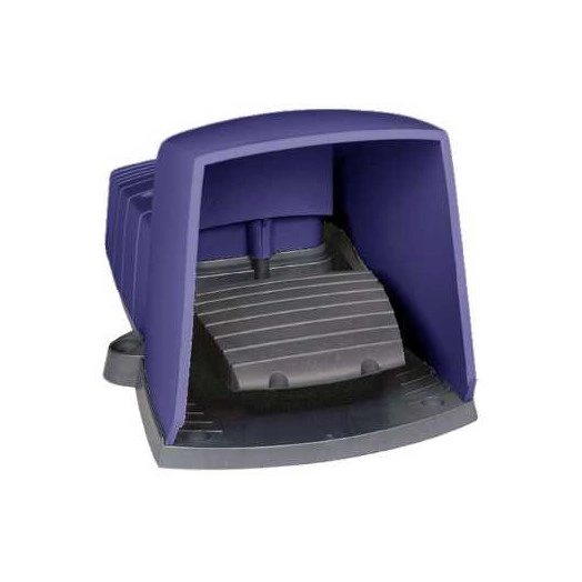 Педаль переключателя голубая пластиковая НО+НЗ