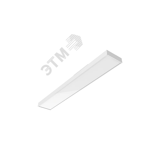 Светильник светодиодный ДВО/ДПО-35Вт 4000К 3900Лм IP40 E270 2.0 для образовательных учреждений      встраиваемый/накладной 1195*180*50мм Белый с      опаловым рассеивателем Вартон