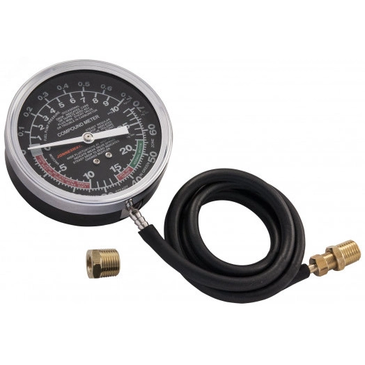 Универсальный прибор для измерения давления топливной магистрали. Вакуумметр