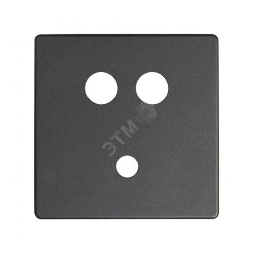 Накладка для коннектора мини-джек + 2RCA, S82, S82N, S82 Detail, графит