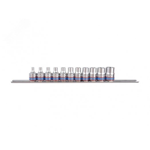 Набор торцевых головок 3/8', TORX Е-стандарт, E4-E18, 11 предметов