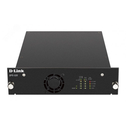 Источник питания резервный с поддержкой PoE для коммутаторов DL-DPS-520/A1A