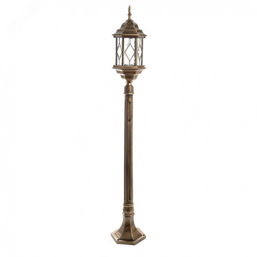 Светильник НТУ-60w столб-1.2м Е27 IP44 черное золото