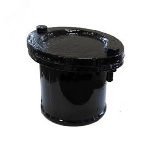 Заглушка чугунная канализация Дн50 в сборе с крышкой