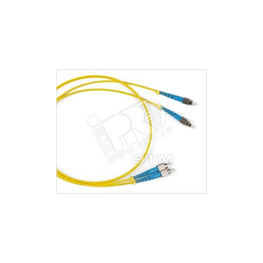 Патч-корд волоконно-оптический (шнур) SM 9/125 (OS2) FC/UPC-FC/UPC 2мм duplex LSZH 3м