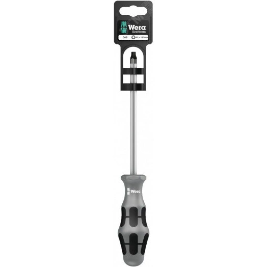 Отвертка для винтов 368 Robertson SB с внутренним квадратом # 3 x 150 мм с держателем-еврослот