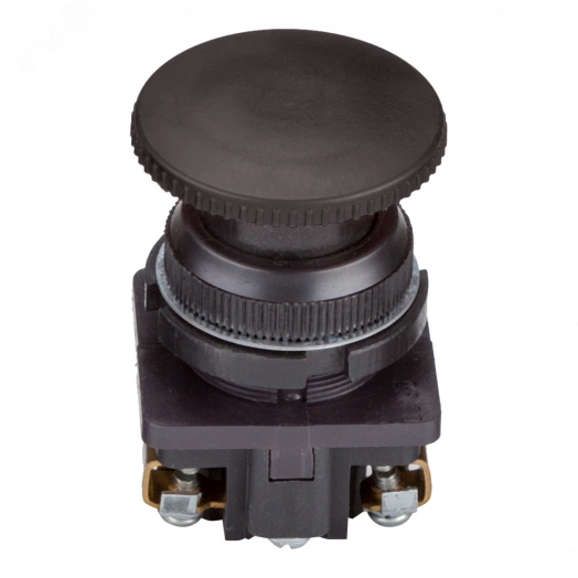 Выключатель кнопочный КЕ 021-У3-исп.2-КЭАЗ (черный) (уп. 250шт)