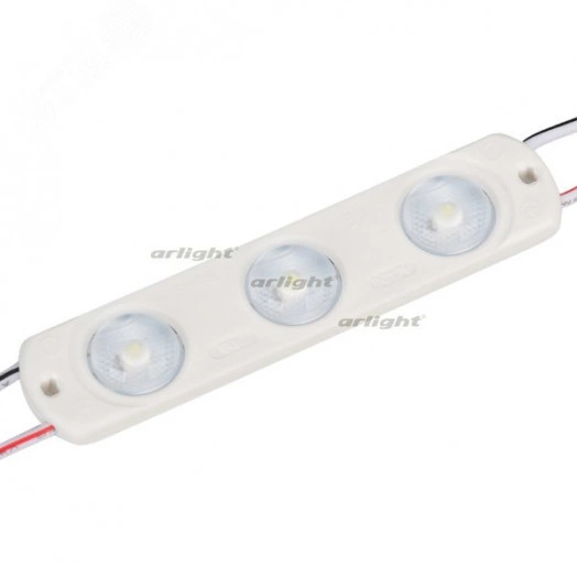 Модуль герметичный CRAFT-2835-3-12V White 170deg (80x17.5mm, 1.2W, IP67) (ARL, Закрытый)