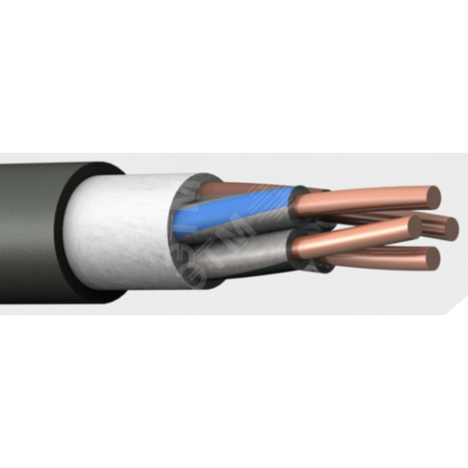 Кабель силовой ППГнг(А)-HF 4х16 ок (N) - 0,66 кВ ТРТС
