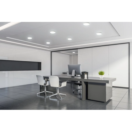 Светильник светодиодный встраиваемый ДВО-24 Вт 2400 Лм 4000К круг IP20 монтажный d155 мм 170х27 мм 85-265  В Frameless Gauss