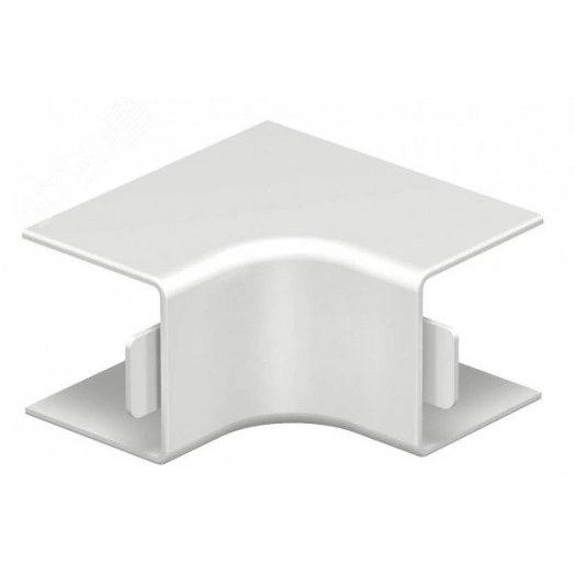 Крышка внутреннего угла кабельного канала WDK 25x25 мм (ПВХ, белый)