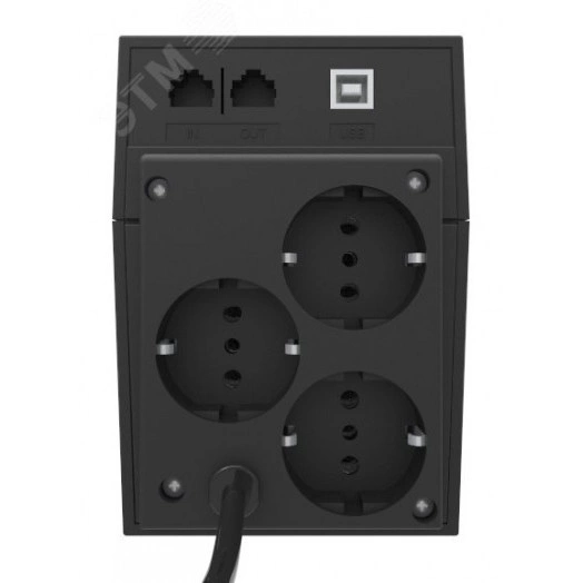 Источник бесперебойного питания Line-interactive SPD-900U LCD USB 900 ВА/540 Вт фазы 1/1 без АКБ Tower Schuko