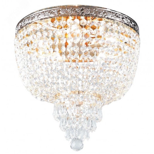 Люстра  Rivoli Nerea 1037-305 5 х Е14 40 Вт хрусталь классика