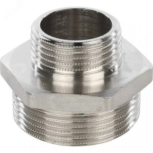 Ниппель НН 1'1/2х1' переходной, никелированный