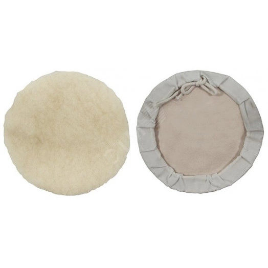 Чехол полировочный на завязках, натуральная шерсть, на тканевой основе 125 мм