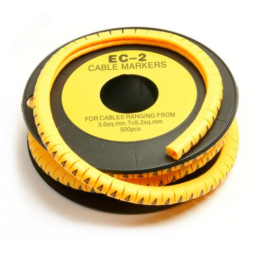 Маркер для кабеля д.7.4мм, цифра 3