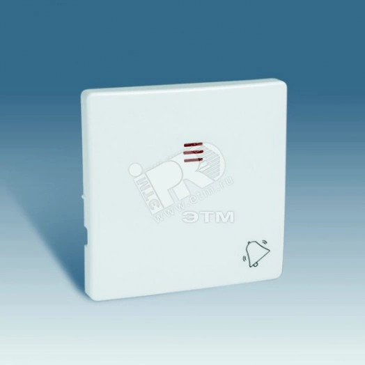 Клавиша с пиктограммой звонок для 75160-39, S82,82N, алюминий