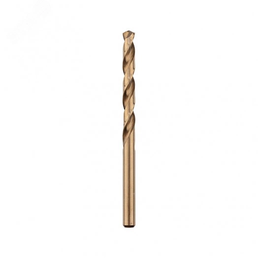 Сверло по металлу 4х75х43 мм (сталь HSS-Co 5% M35 P6M5K5) DIN 338