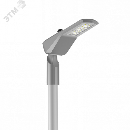 Светильник светодиодный ДКУ-40Вт 4900Лм 3000К Levante ZHAGA Road Серый