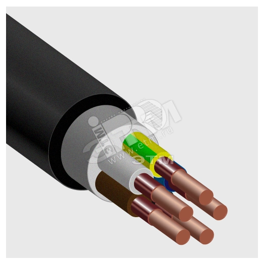 Кабель силовой  ВВГ-нг(А)-LS 5х10 ТРТС