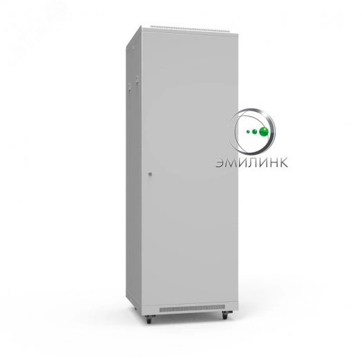 Шкаф напольный универсальный серверный NTSS R 47U 600х1000мм, 4 профиля 19, двери перфорированная и перфорированная двухстворчатая, боковые стенки съемные, регулируемые опоры, разобранный, серый RAL 7035