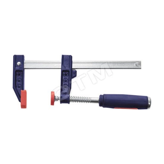 Струбцина тип ''F'' усиленная, мягкая ручка 50х200 мм