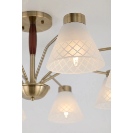 Люстра  Rivoli Meta 2058-308 8 х Е27 40 Вт классика