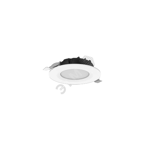 Cветильник светодиодный DL-SLIM круглый встраиваемый 121*38мм 10W 6500K IP44 монтажный диаметр 95мм DALI