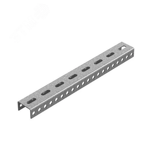 Стойка потолочного подвеса для средних нагрузок 30х50х2700 мм, толщ. 2,5 мм, Сендзимир цинк