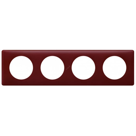 Celiane. Рамка 4-постовая. Цвет   Перкаль бордо