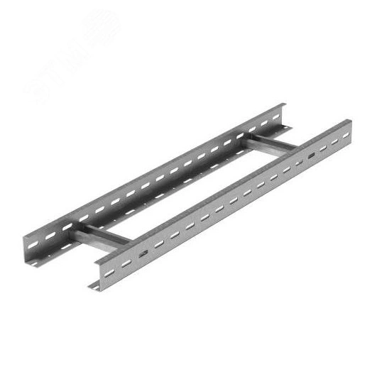 Вертикальный лестничный лоток 400х50х3000, толщ. 2,0 мм, Сендзимир цинк