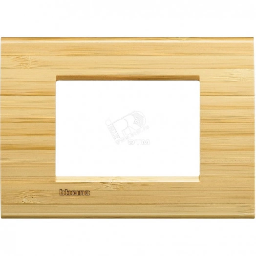 LivingLight Рамка прямоугольная 3 поста Бамбук
