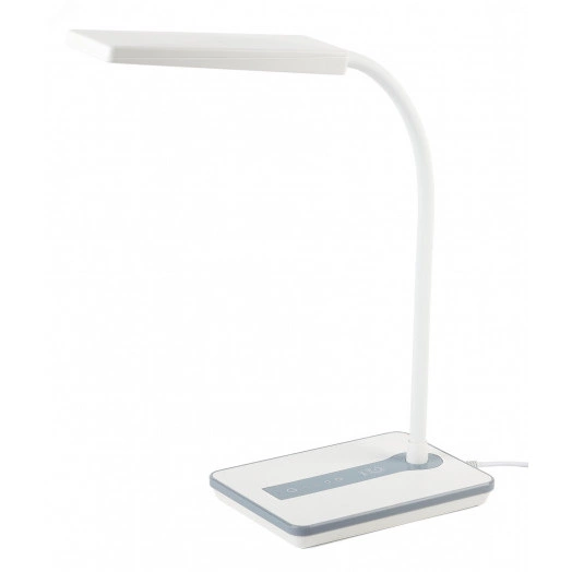NLED-446-9W-W настольный светиьник белый ЭРА