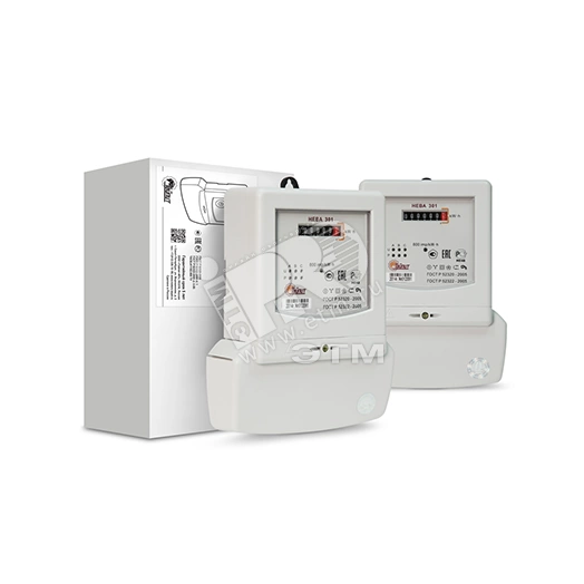 Счетчик электроэнергии НЕВА 301 0,5TO 5(10) трехфазный однотарифный 5(10) класс точности 0.5s D+Щ ЭМОУ