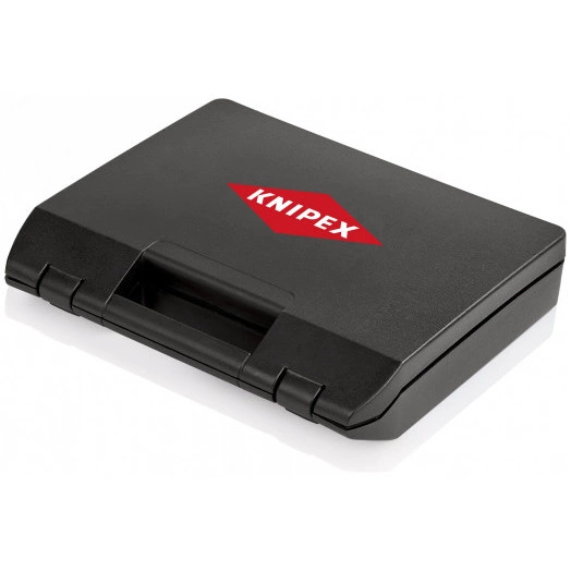 Пресс-клещи для тетрагональной опрессовки точеные контакты 008-25мм (AWG 28-13) контакт макс5мм L=180мм хромированные двухкомпонентные рукоятки