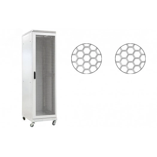 Шкаф напольный телекоммуникационный 19д33U(800x800) перед и зад дверь перф