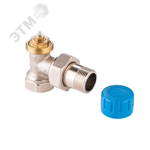 Клапан термостатический 3/4' с преднастройкой угловой