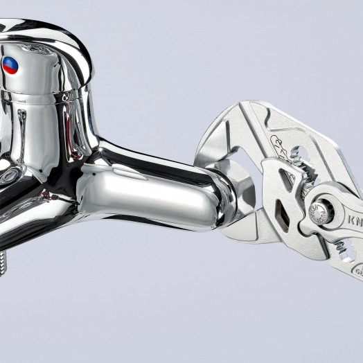 Клещи переставные - гаечный ключ 52 мм (2) L- 250 мм Cr-V хромированные обливные рукоятки KN-860    3250