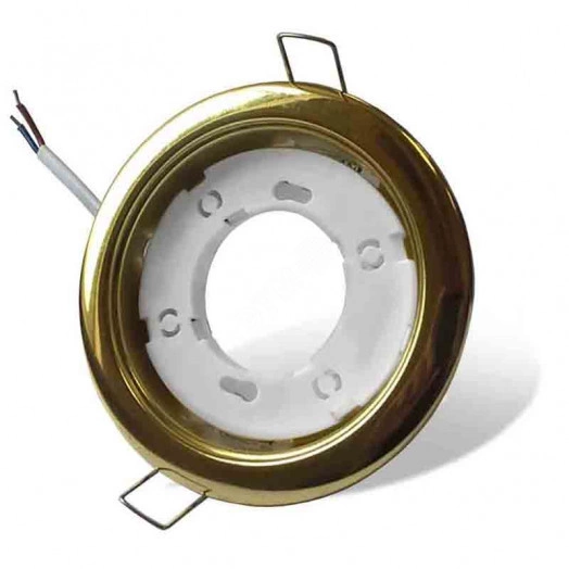 Светильник ФВО встраиваемый под лампу GX53 золотой IONICH