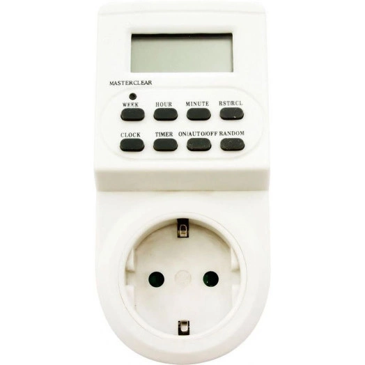 Розетка с таймером (недельная) электронная IP20 16А 3500W ТМ22