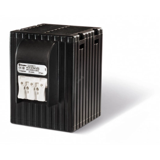 Щитовые электронагреватели, электропитание 110...250В AC/DC, тепловая мощность 400Вт, установка на рейку 35мм, степень защиты IP20