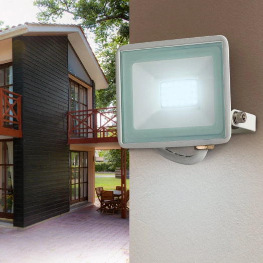 Прожектор светодиодный уличный LPR-023-W-65K-030 30Вт 6500K 2400Лм IP65 белый ЭРА