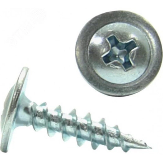 Саморез металл/металл 4,2х75 пресс-шайба острый оцинкованный (18000шт)