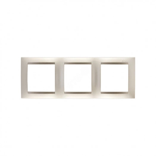 Рамка на 3 поста Simon15 шампань