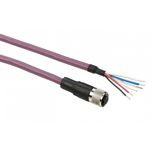 Кабель CANopen угловой M12-А 5pin Male-Female 15м