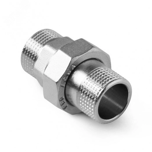 Соединение разъемное прямое резьбовое, Н 1/2 x 1/2